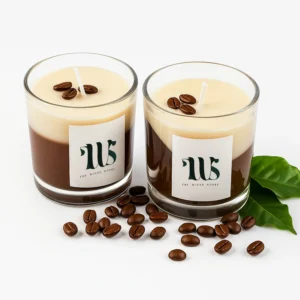 Coffee Mousse Dessert Candle