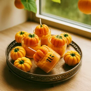 Pumpkin Mousse Dessert Candle