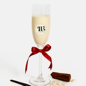 Velvet Champagne Candle